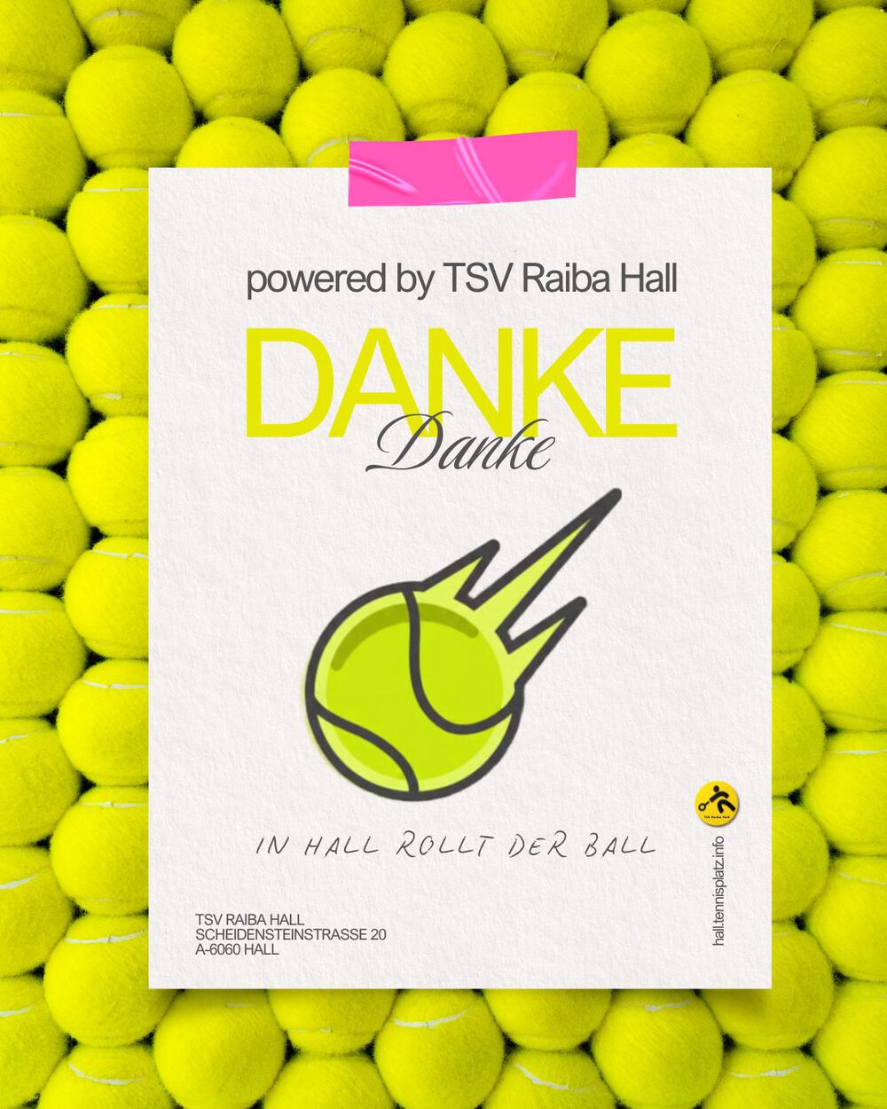 Dankeschön an unsere Tombola Sponsoren