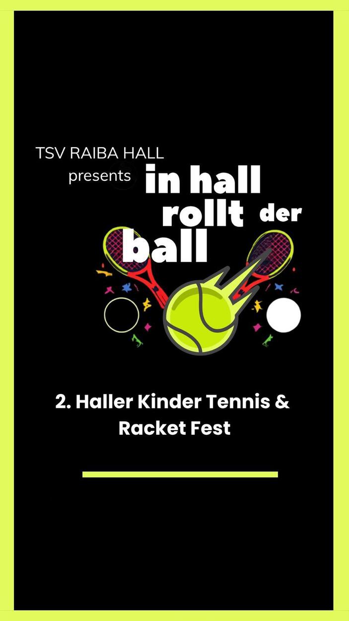 SAVE THE DATE "In Hall rollt der Ball" 19.9.2026